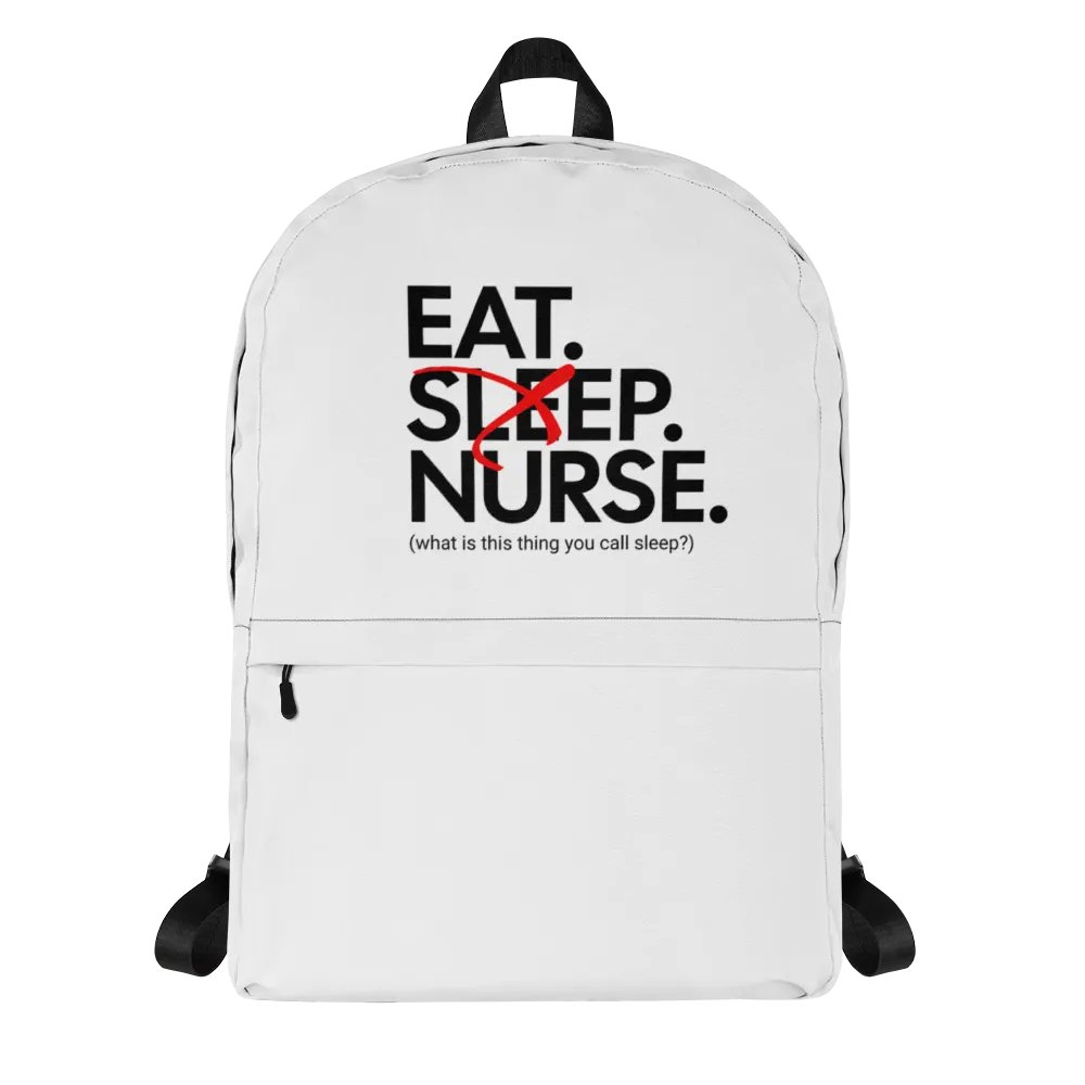 Eat Sleep Nurse Backpack product image (1)