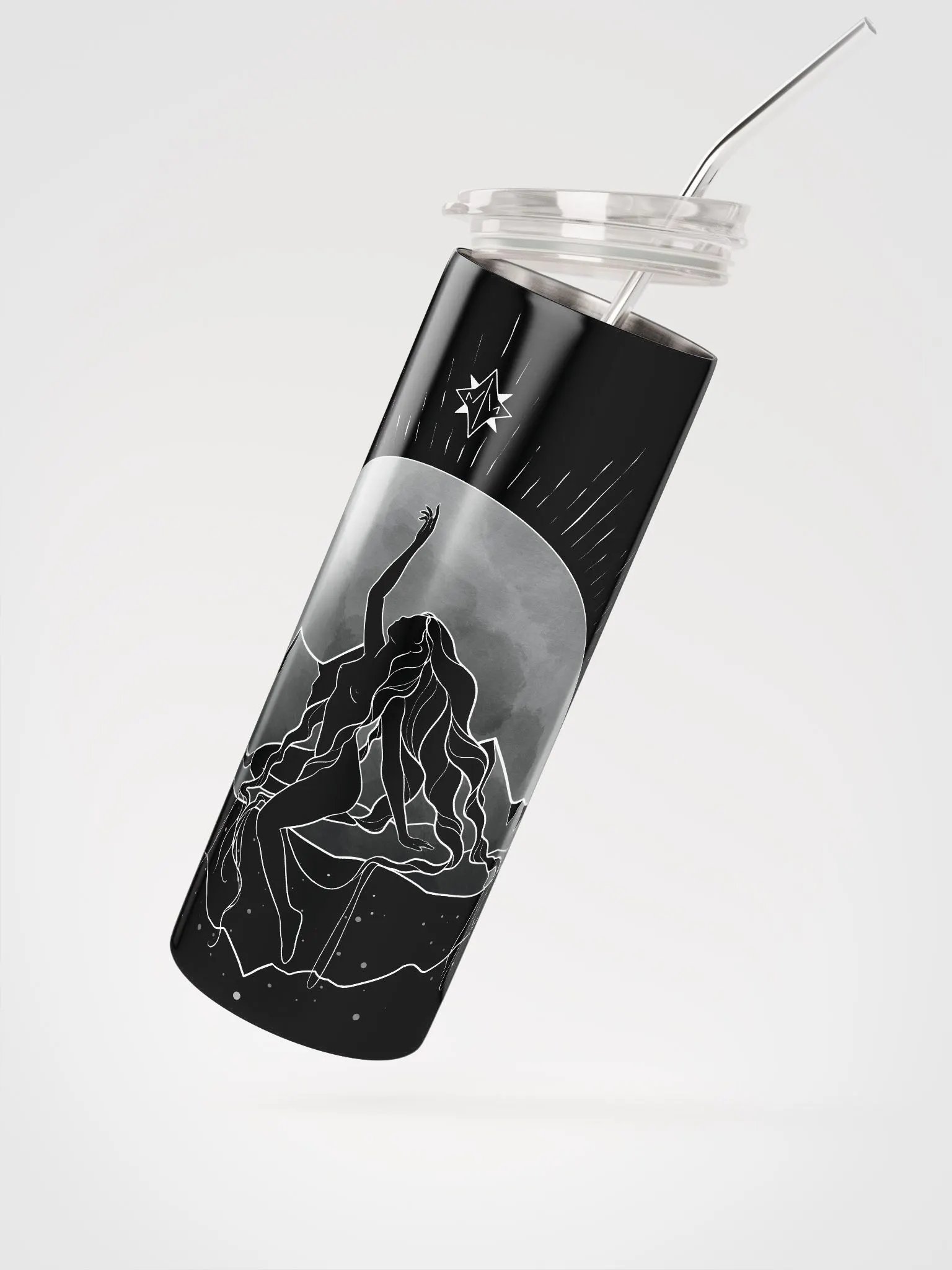 𝖌𝖆𝖎𝖆 stainless steel tumbler w/ reusable straw product image (2)