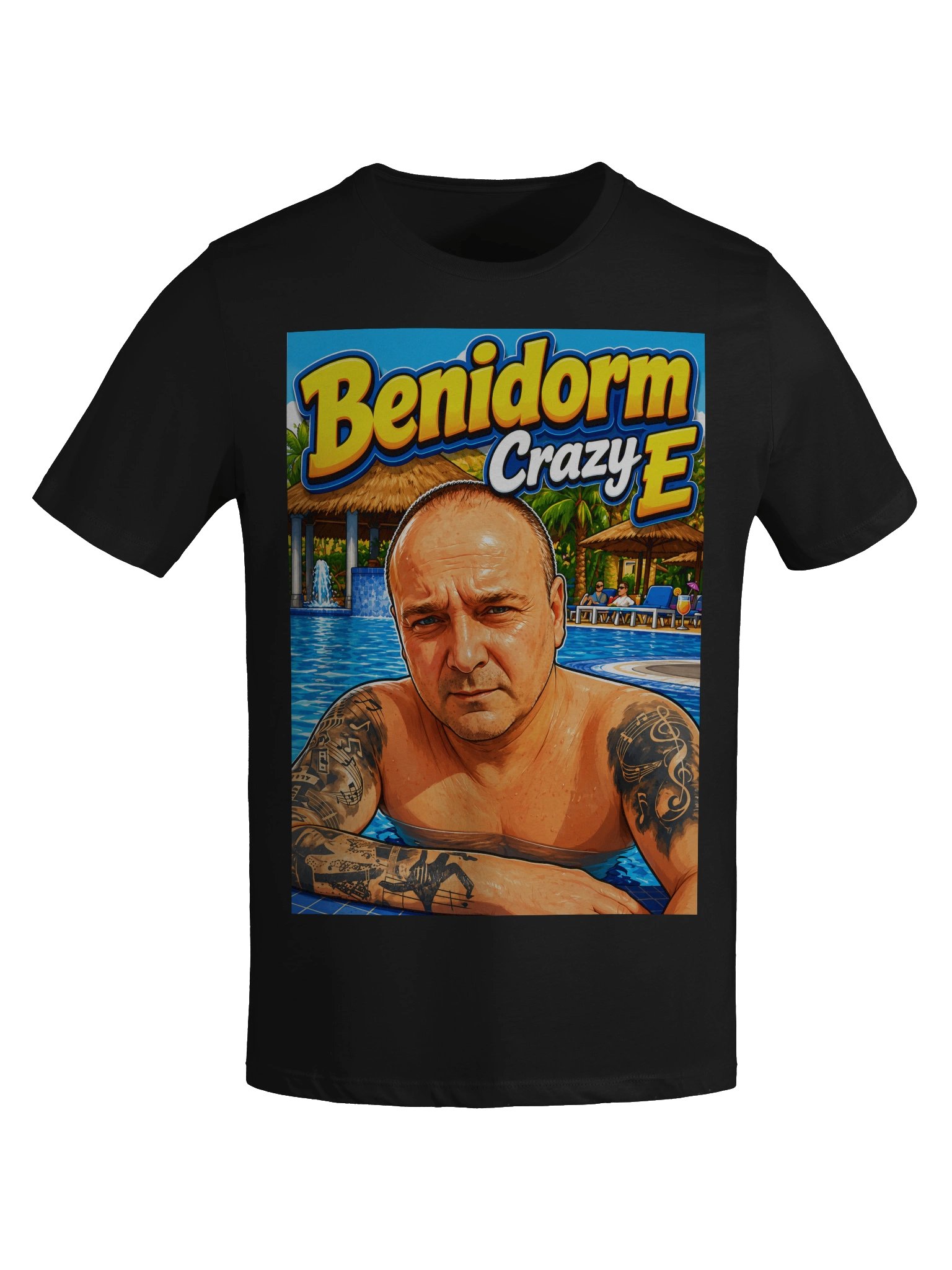 Benidorm Crazy E Pool Selfie Tee Ladies product image (7)