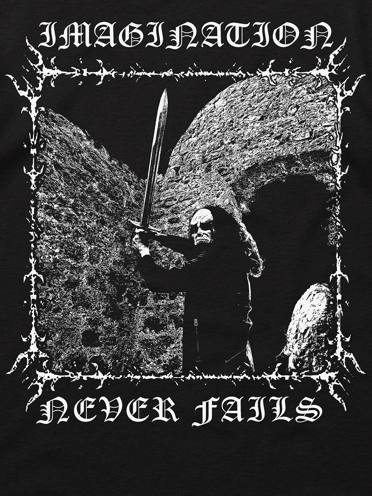 RUINS and SWORD - Classic T-Shirt (Black) product image (2)