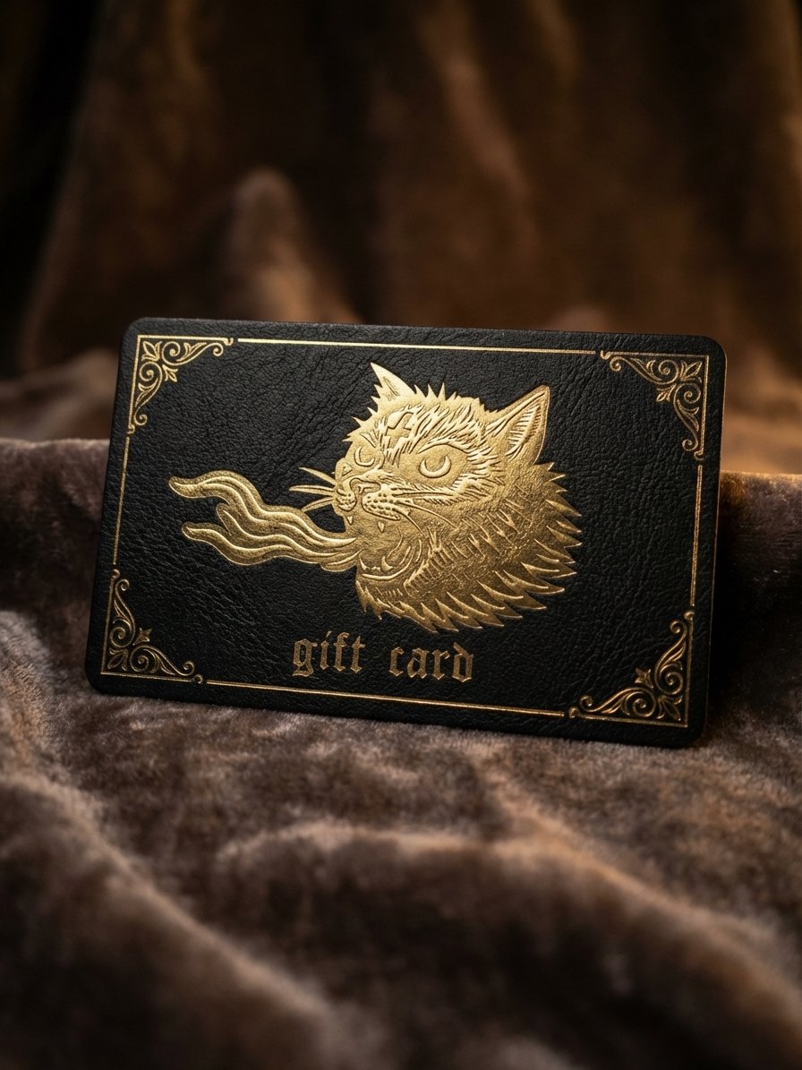 CATS AND METAL PREMIUM GIFT CARD product image (1)