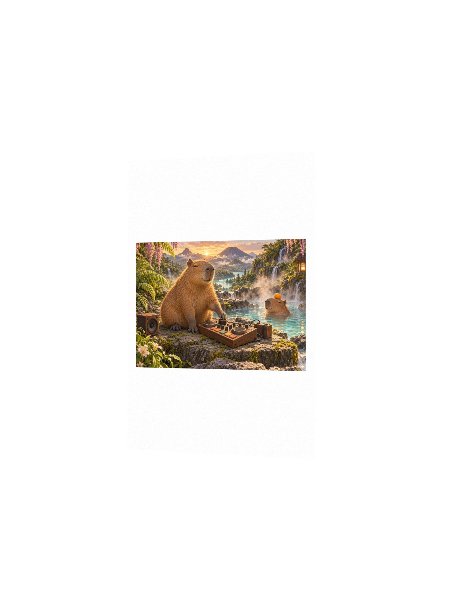Chill Frequency Small Art Print product image (2)