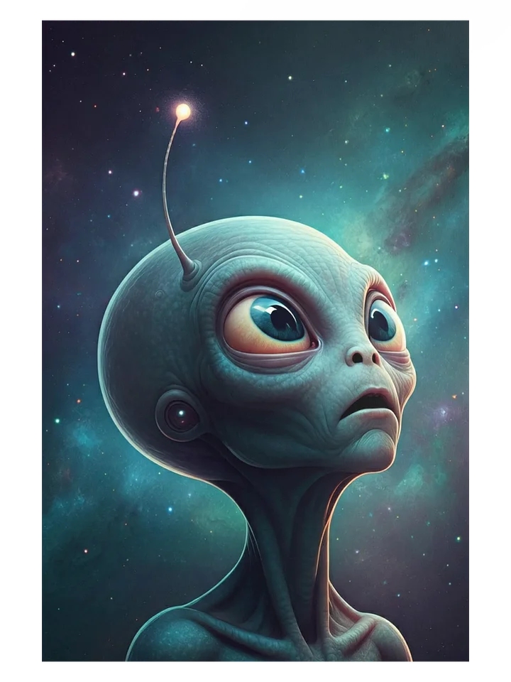Alien Encounter Enhanced Matte Paper Poster product image (1)