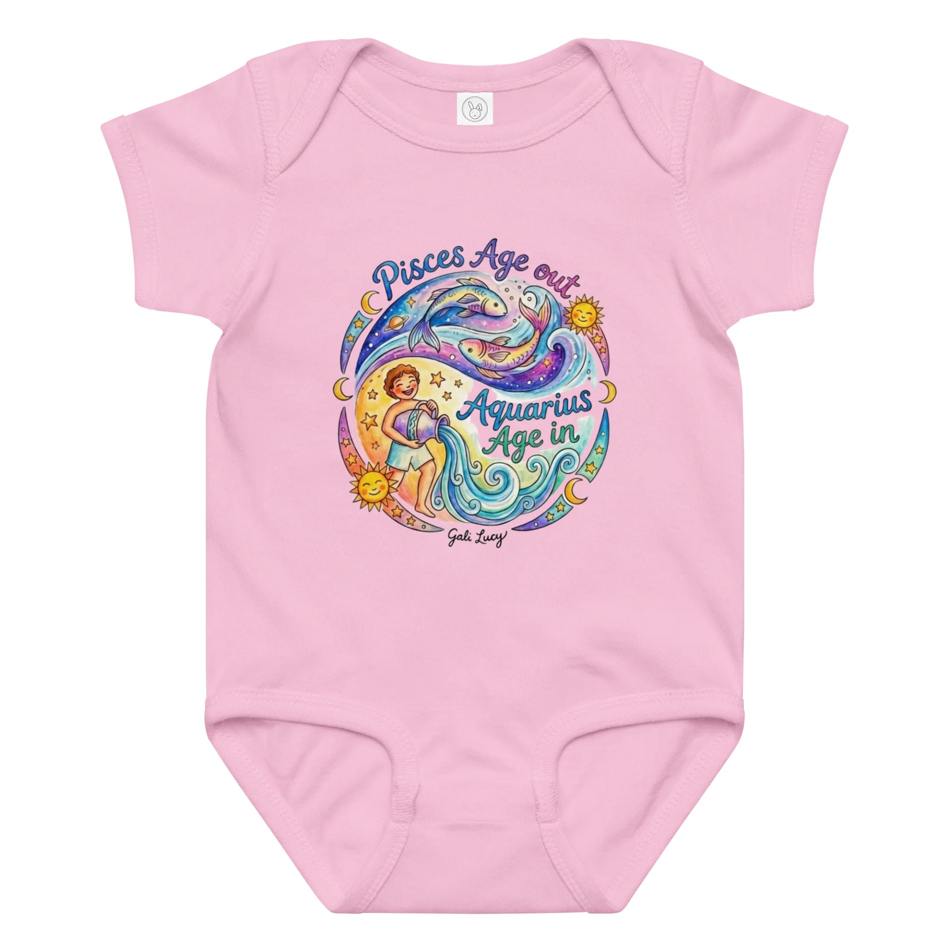 Aquarius Age Unisex Baby Bodysuit product image (1)