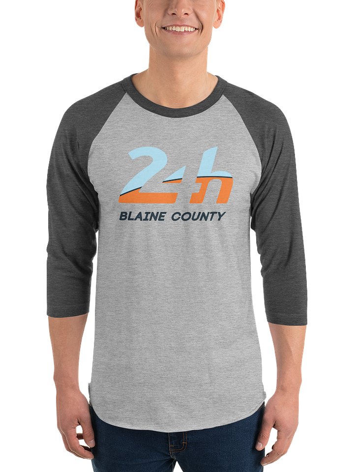 Blaine County 24h Logo Baseball Tee product image (1)