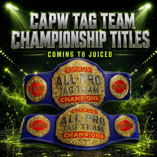 History will be made at JUICED. 🏆

The CAPW Tag Team Championships are officially on the line, and one team will leave as the...