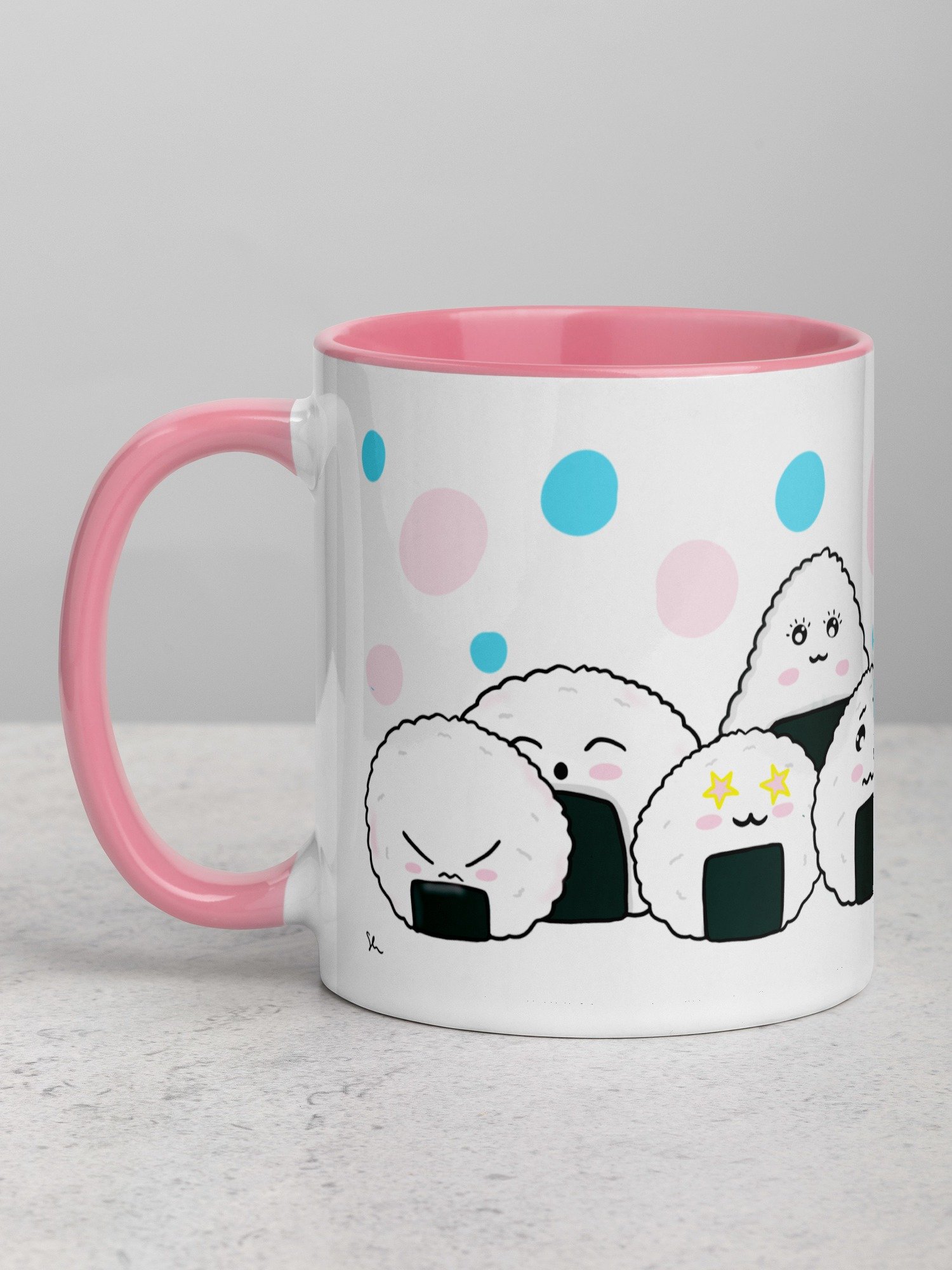 Cute Onigiri Family Mug product image (2)