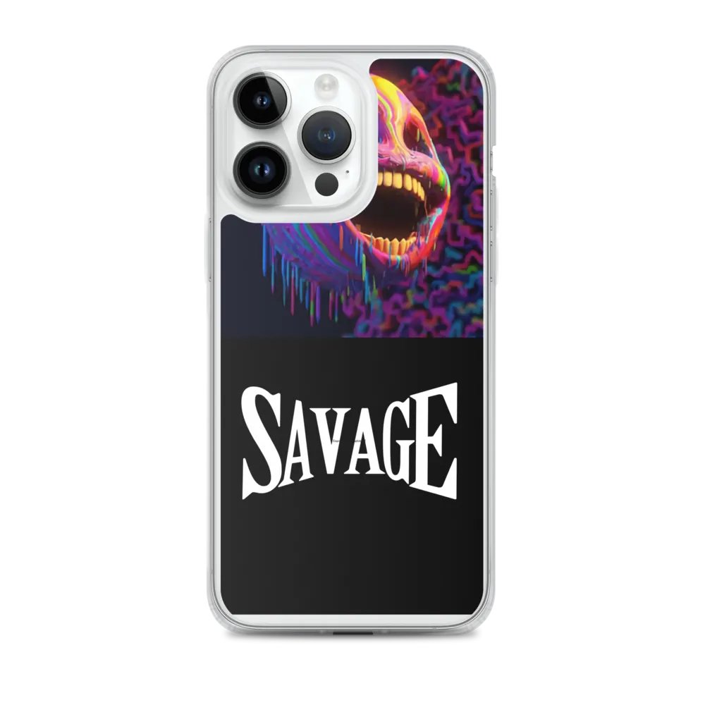 Psychedelic Melting Face iPhone® Case product image (2)