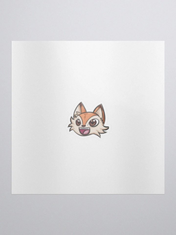 Foxxy Pog Emote Sticker 1.5