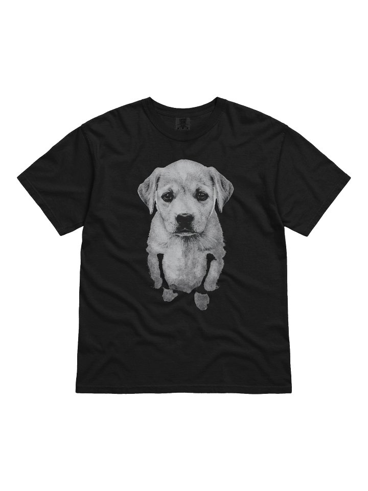 Vintage Puppy Portrait T-Shirt – Comfort Colors 1717 Graphic Tee, Cute Dog Sketch Shirt for Pet Lovers product image (1)