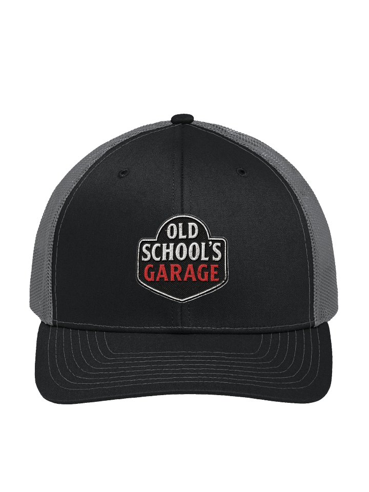 Old School’s Garage – Shop Sign Trucker Hat product image (1)