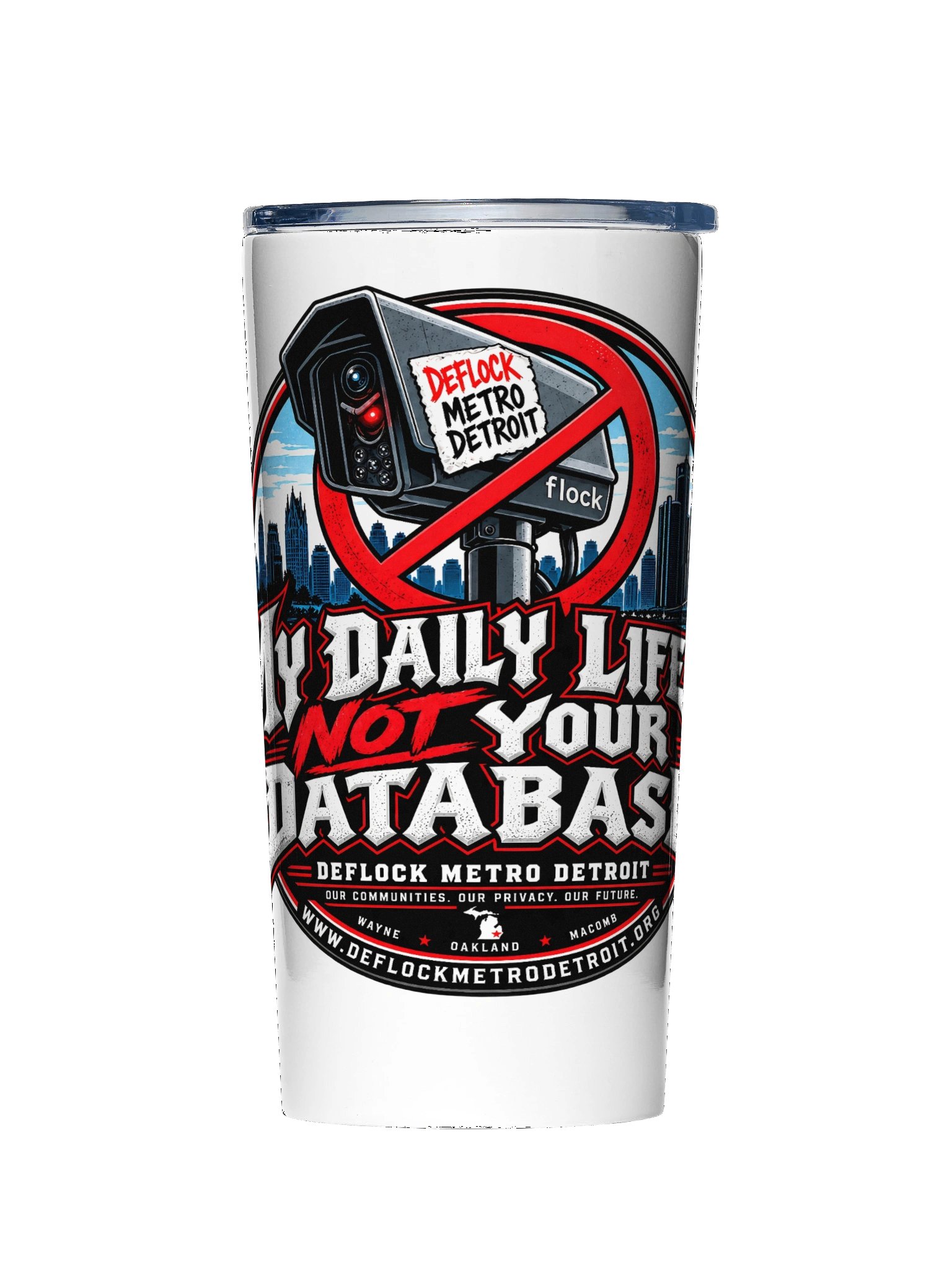 My Daily Life Is Not Your Database Tumbler product image (1)