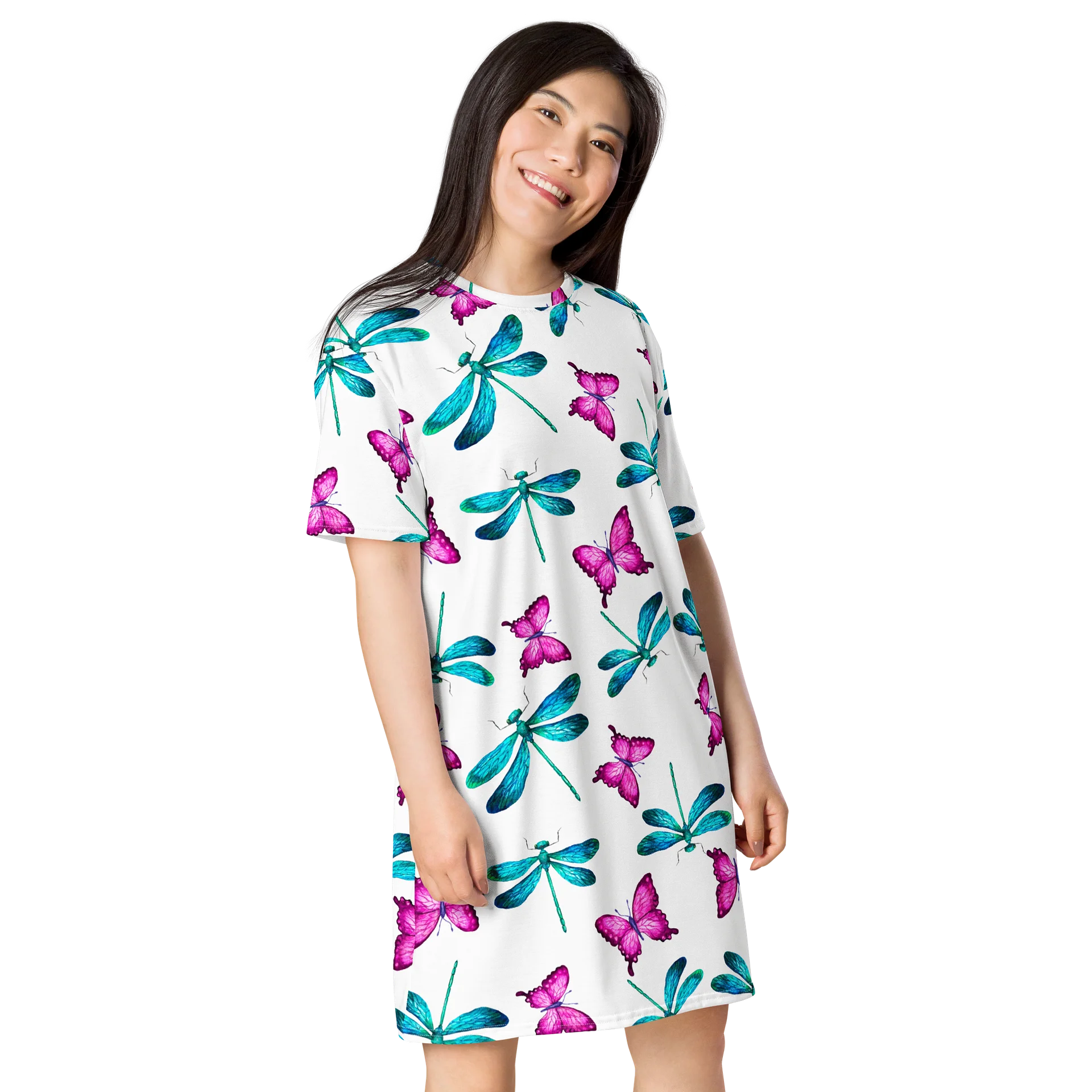 Whimsical Wings T-Shirt Dress product image (4)