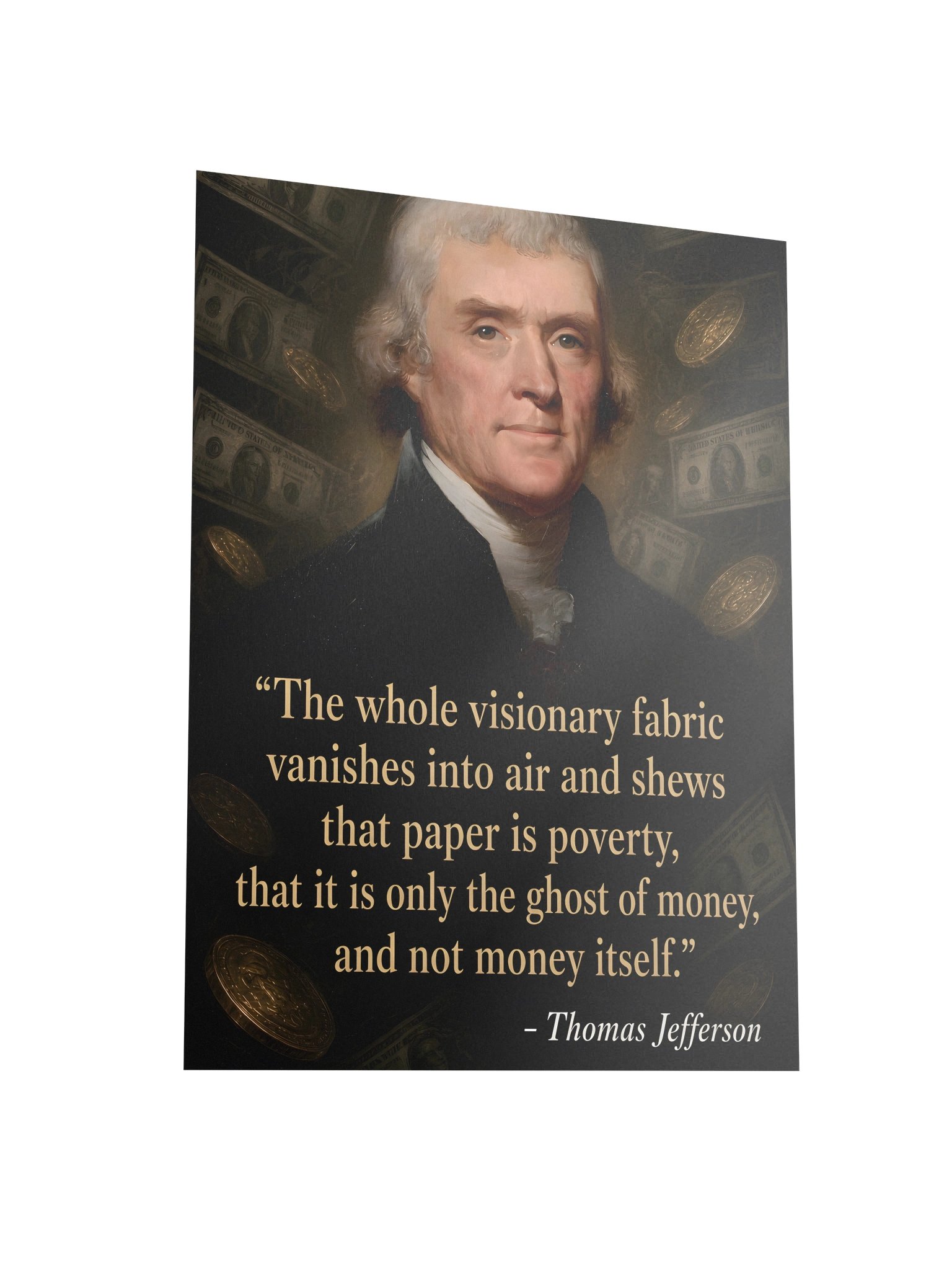 Jefferson Paper is Poverty Poster product image (11)