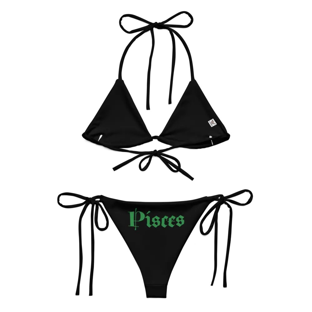 Green Pisces Path String Bikini product image (6)