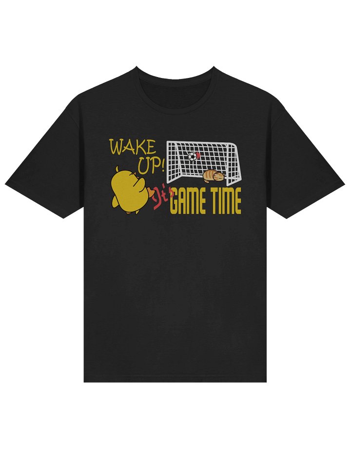 Soccer Cat (WAKE UP, It's GAME TIME) - Unisex Adult Super Soft Lightweight T-shirt product image (1)