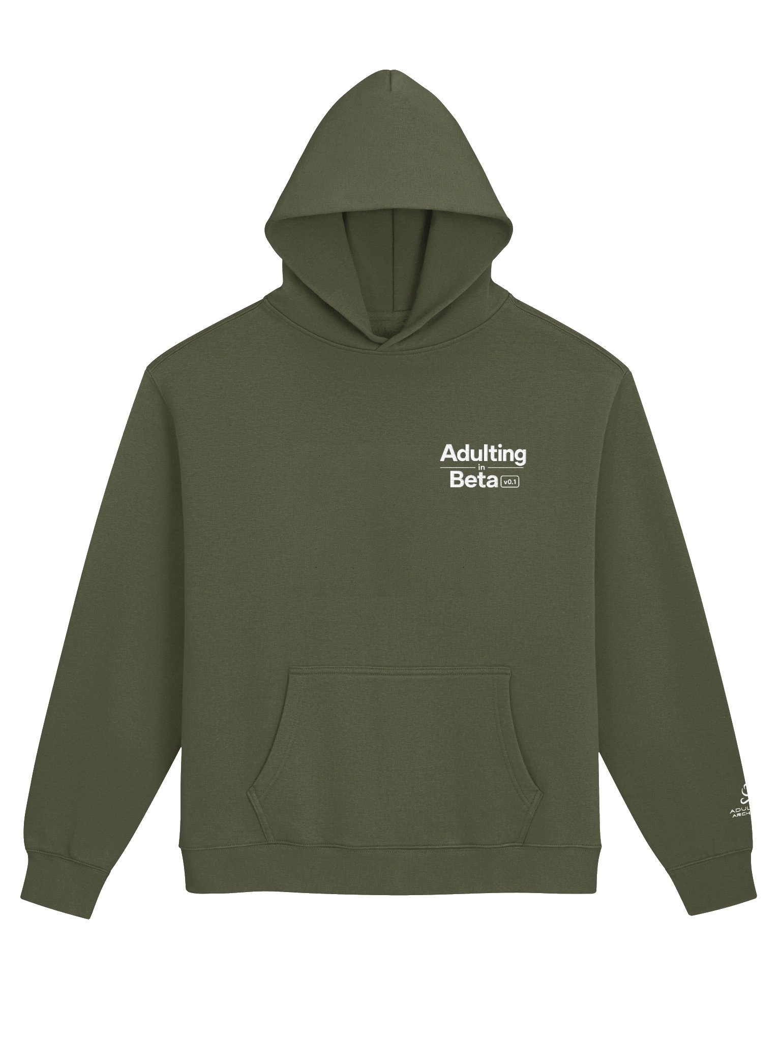 "Adulting in Beta v0.1" — Premium Relaxed Hoodie product image (2)