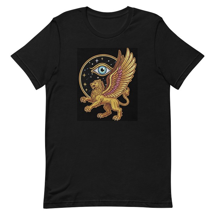 Celestial Griffin Embroidered T-Shirt product image (2)