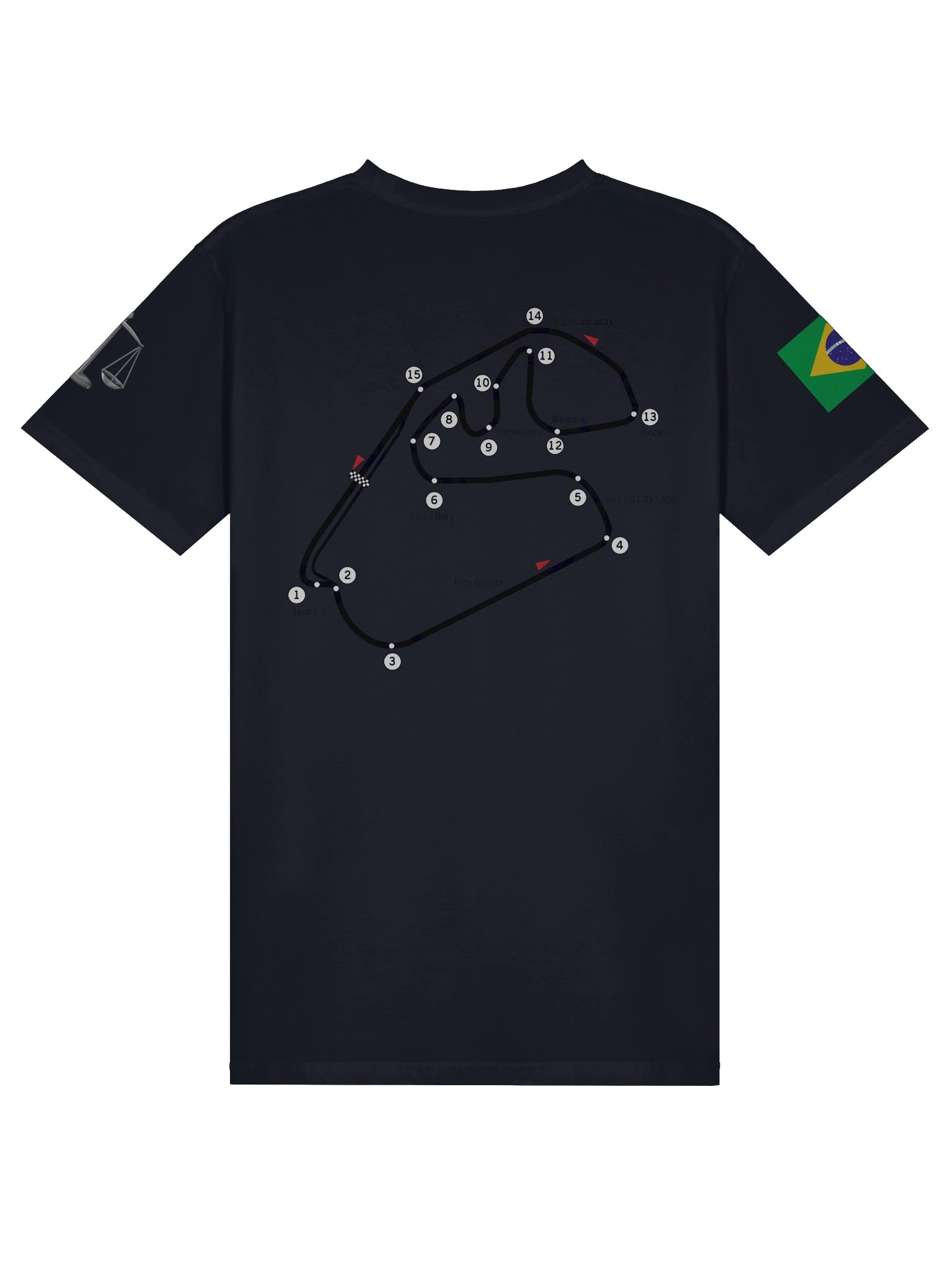NyteWatch F1 25 Episode 21 Brazilian GP Unisex T-Shirt product image (2)