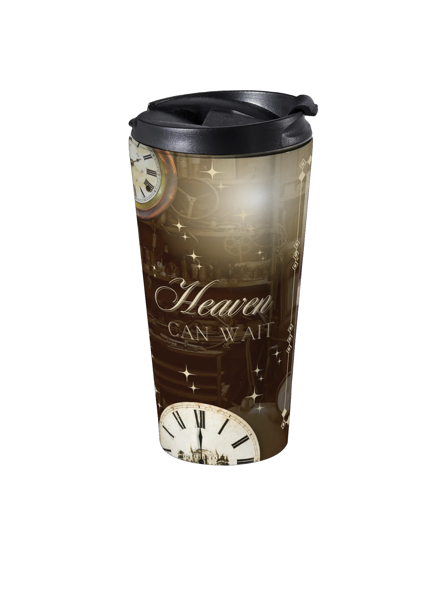 Heaven Can Wait Stainless Steel Travel Tumbler product image (2)