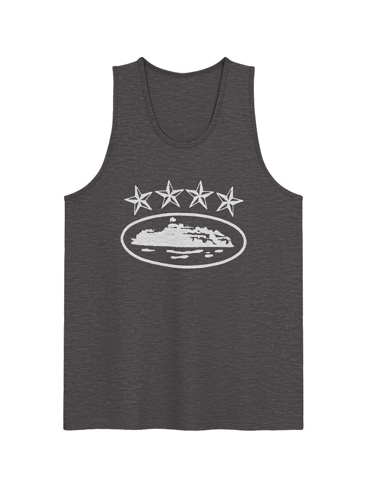 Corteiz 4Starz Alcatraz Tank Top Grey product image (1)