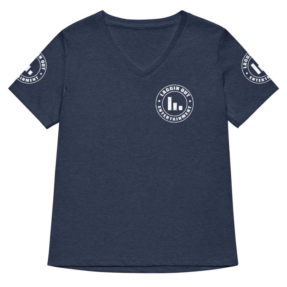 Laggin'Out Navy Blue V-Neck product image (8)