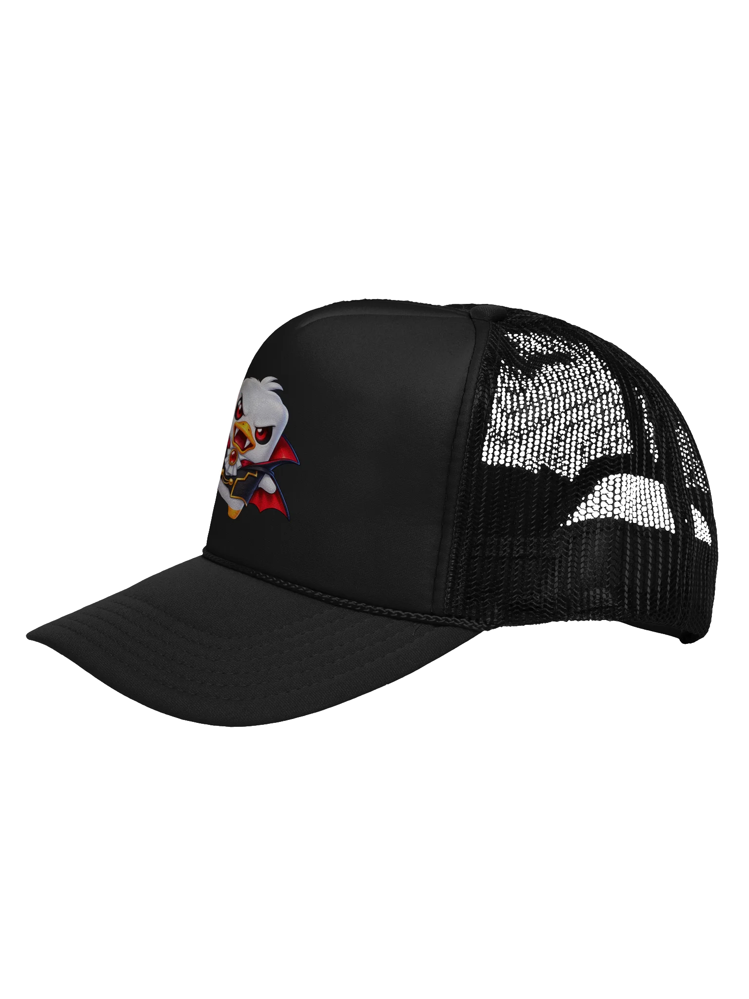 SPRITEFEST "Vampire Ducky Sprite" Black FOAM Trucker Snapback Hat product image (3)