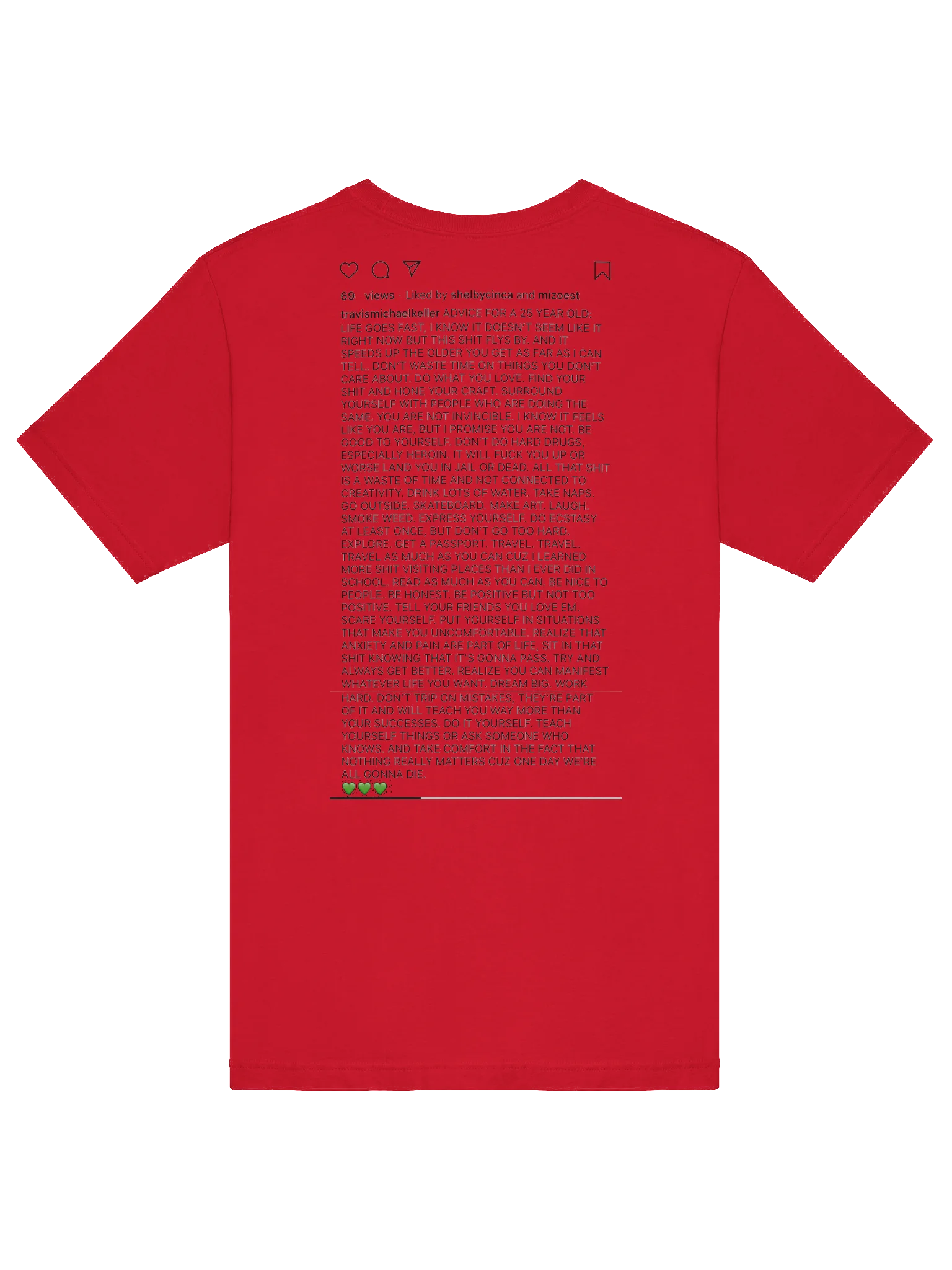 Keep Dreaming / Advice For A 25 Year Old tee product image (45)