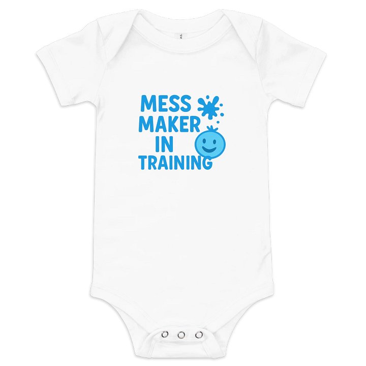 Playful Mess Maker Baby Onesie product image (2)
