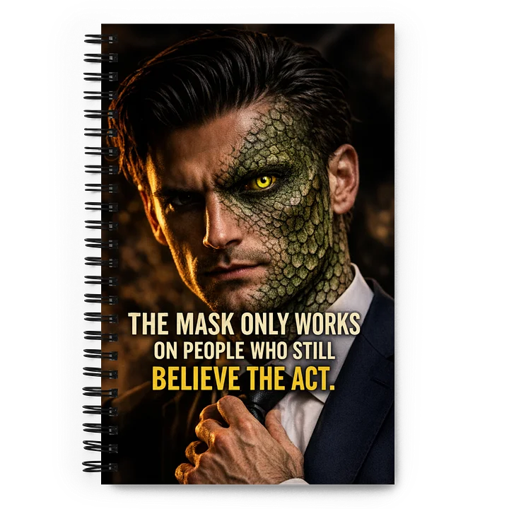 Don’t Believe the Act Spiral Notebook product image (1)