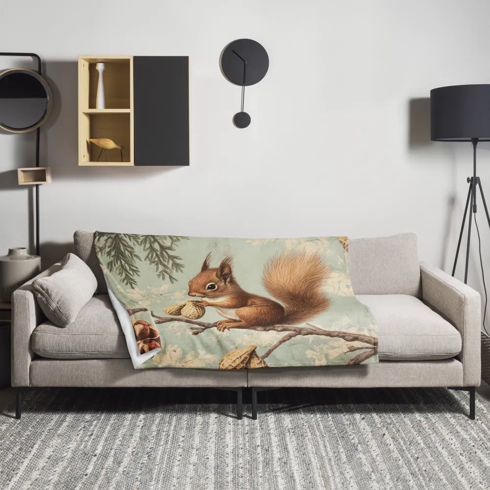 Squirrel's Delight Throw Blanket product image (2)
