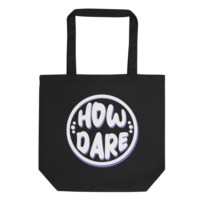 Neon Lilac How Dare Tote product image (1)