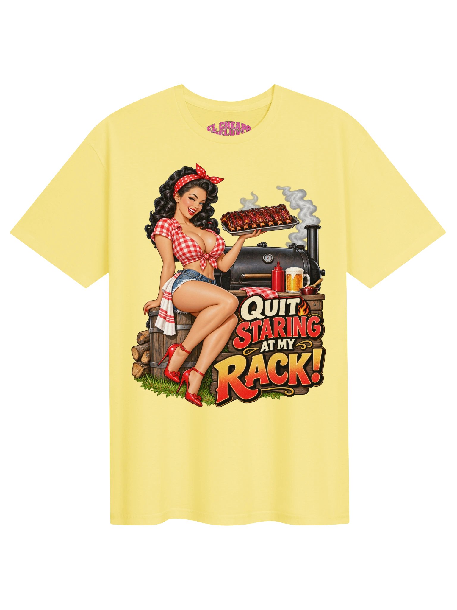 El Cheapo Deluxe BBQ Team - Rack of Ribs Tee product image (1)