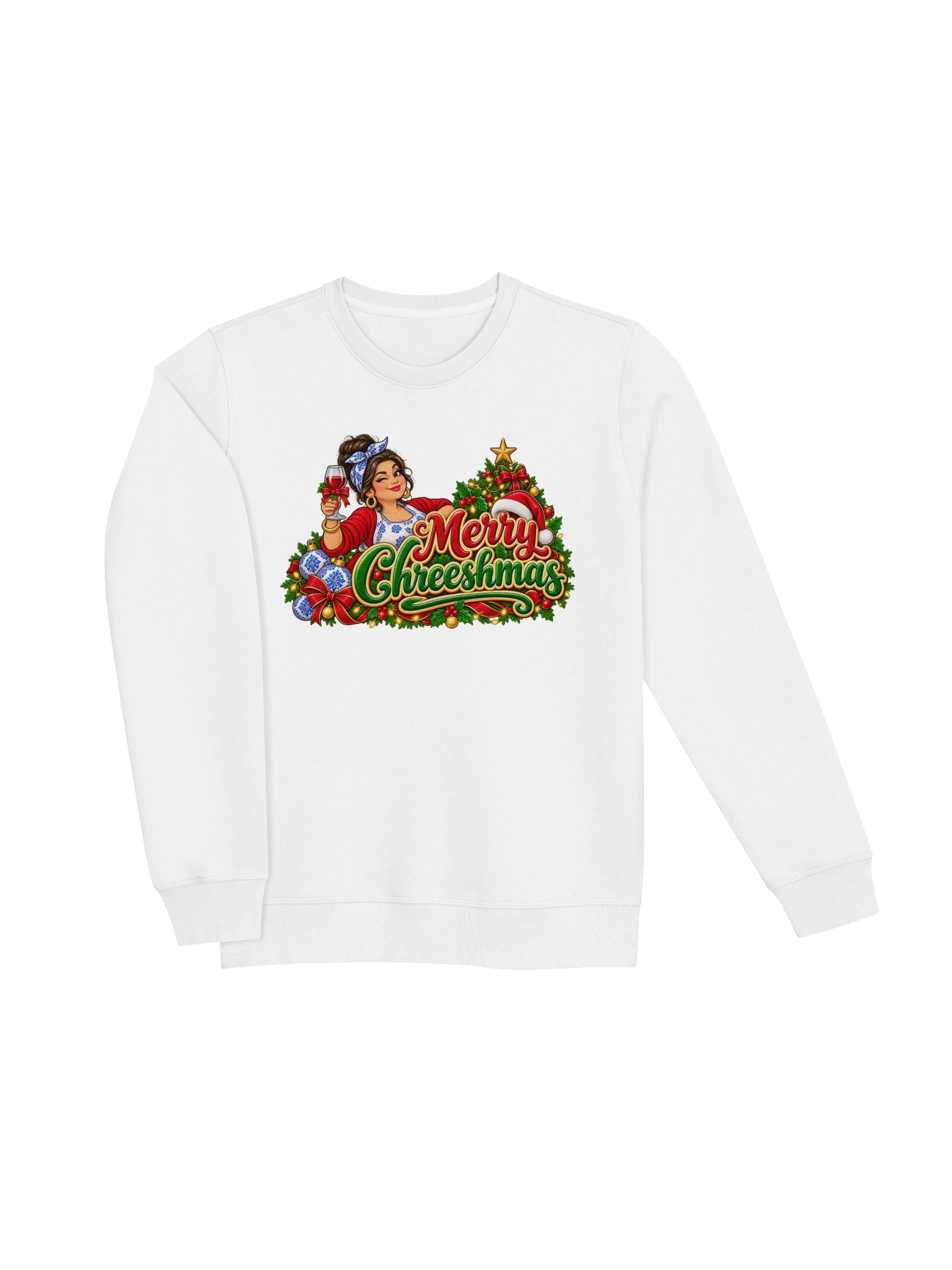 Merry Chreeshmas – Funny Portuguese Christmas Unisex Sweatshirt product image (3)