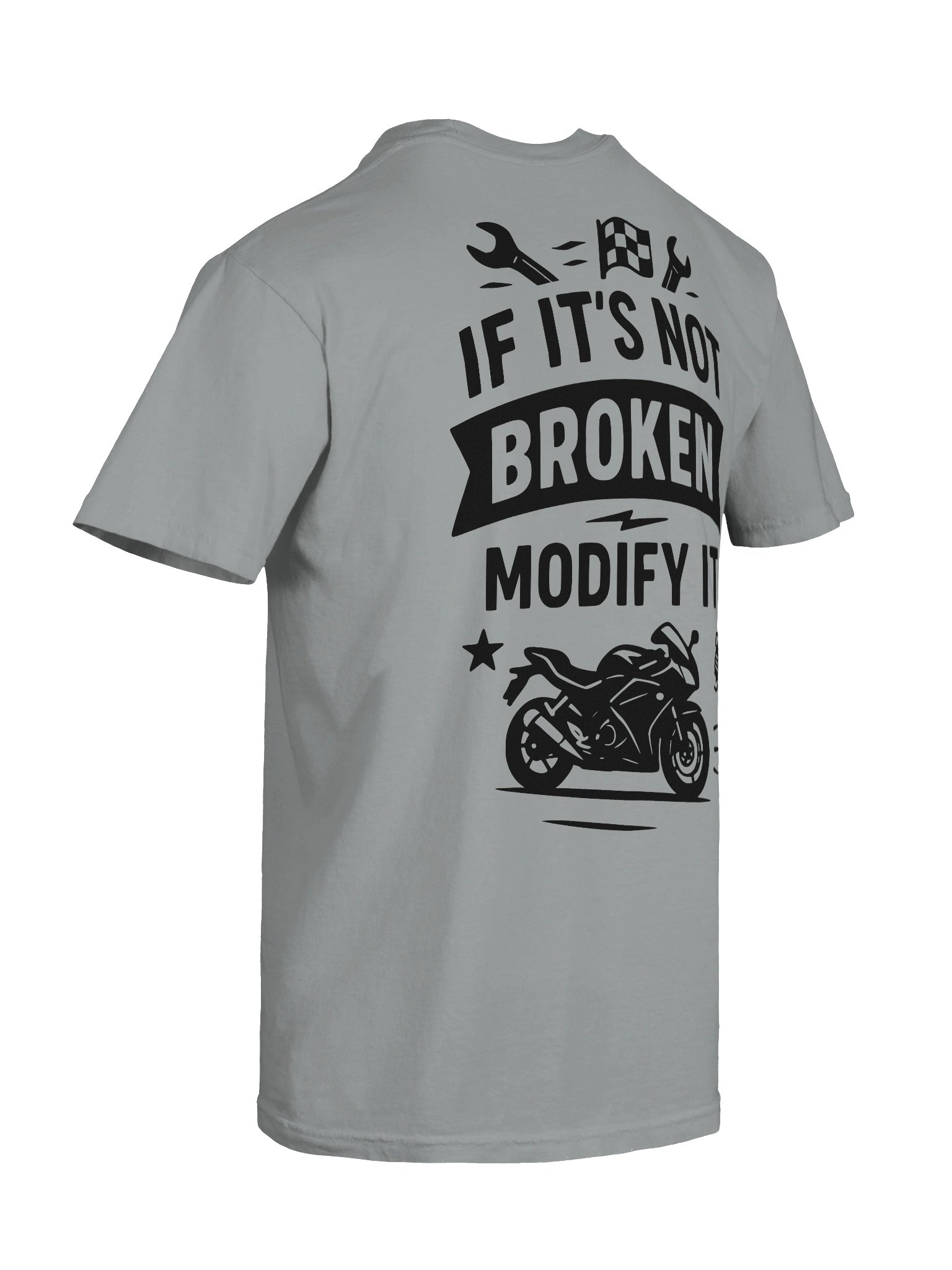 If Its Not Broken, Grey T-Shirt product image (10)