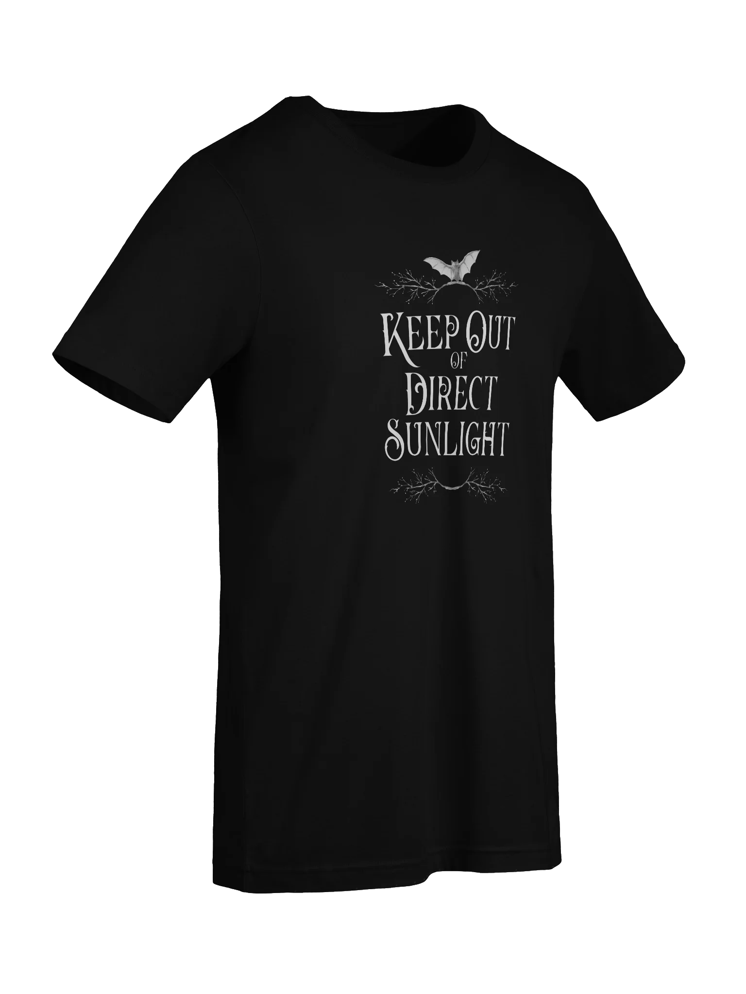 Gothic Bat Keep Out T-Shirt product image (81)