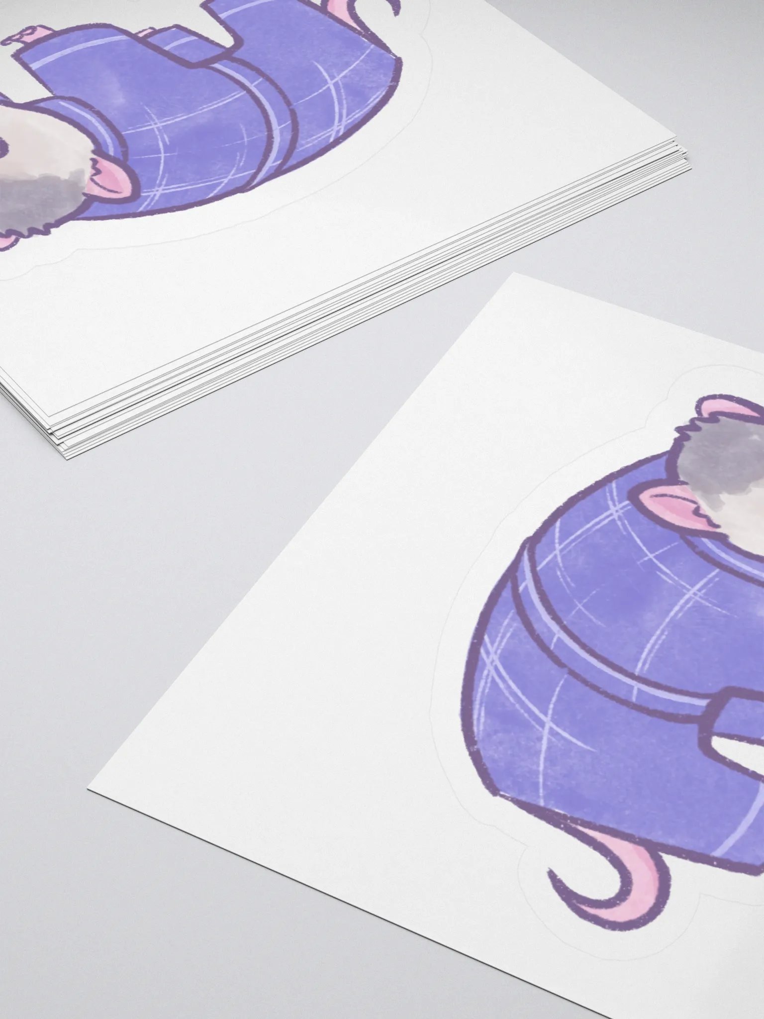 Pajama Possum - Kiss Cut Sticker product image (4)