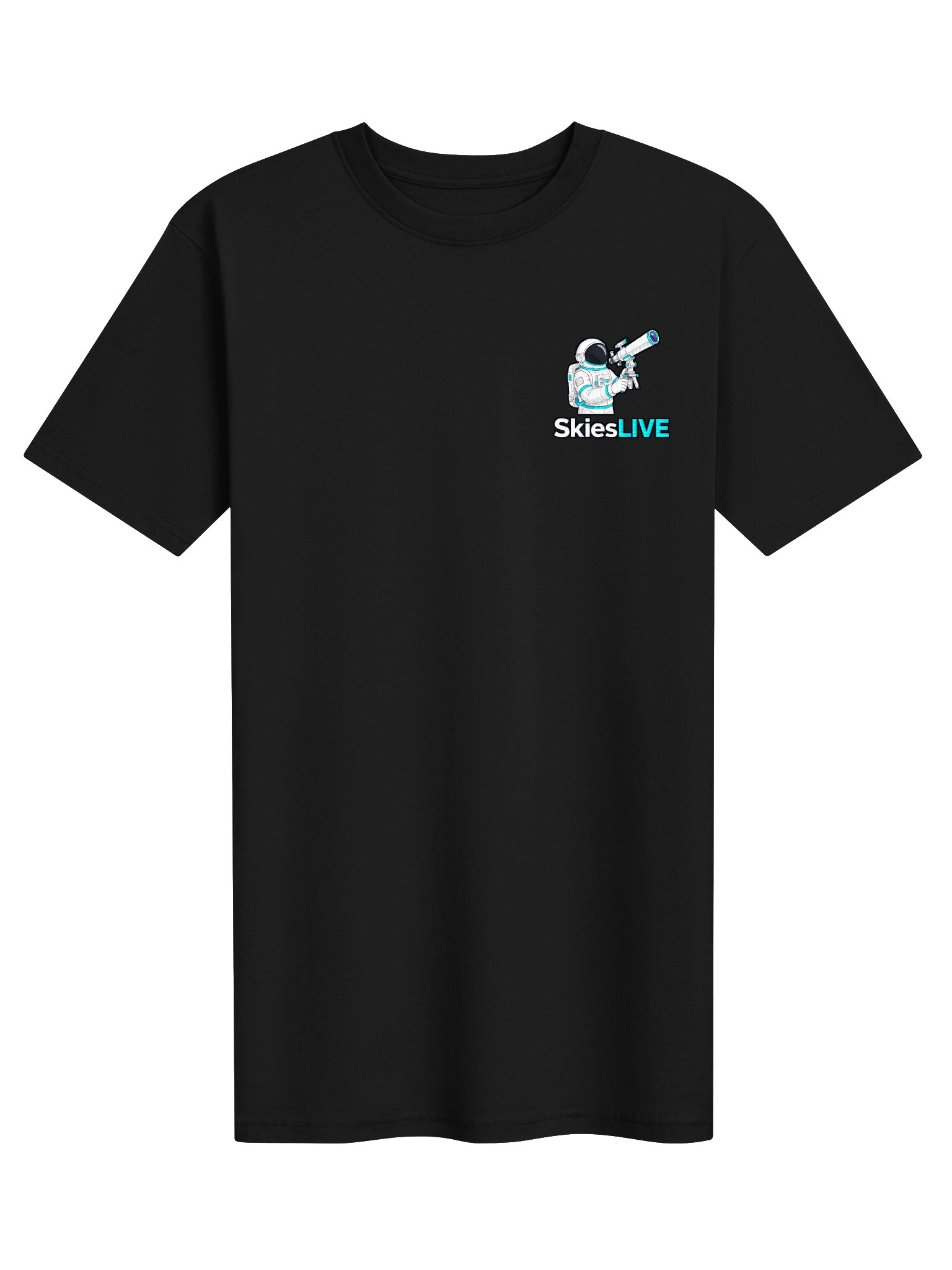 SkiesLIVE Astronaut Premium Heavyweight Embroidered Tee product image (6)