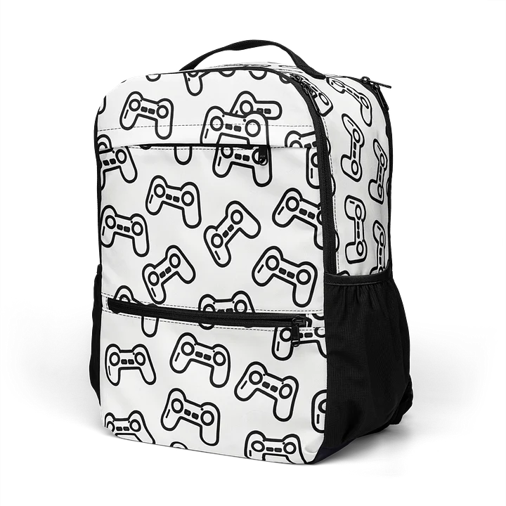 SAC À DOS IMPRIMÉ INTÉGRAL MANETTE NOIR product image (1)