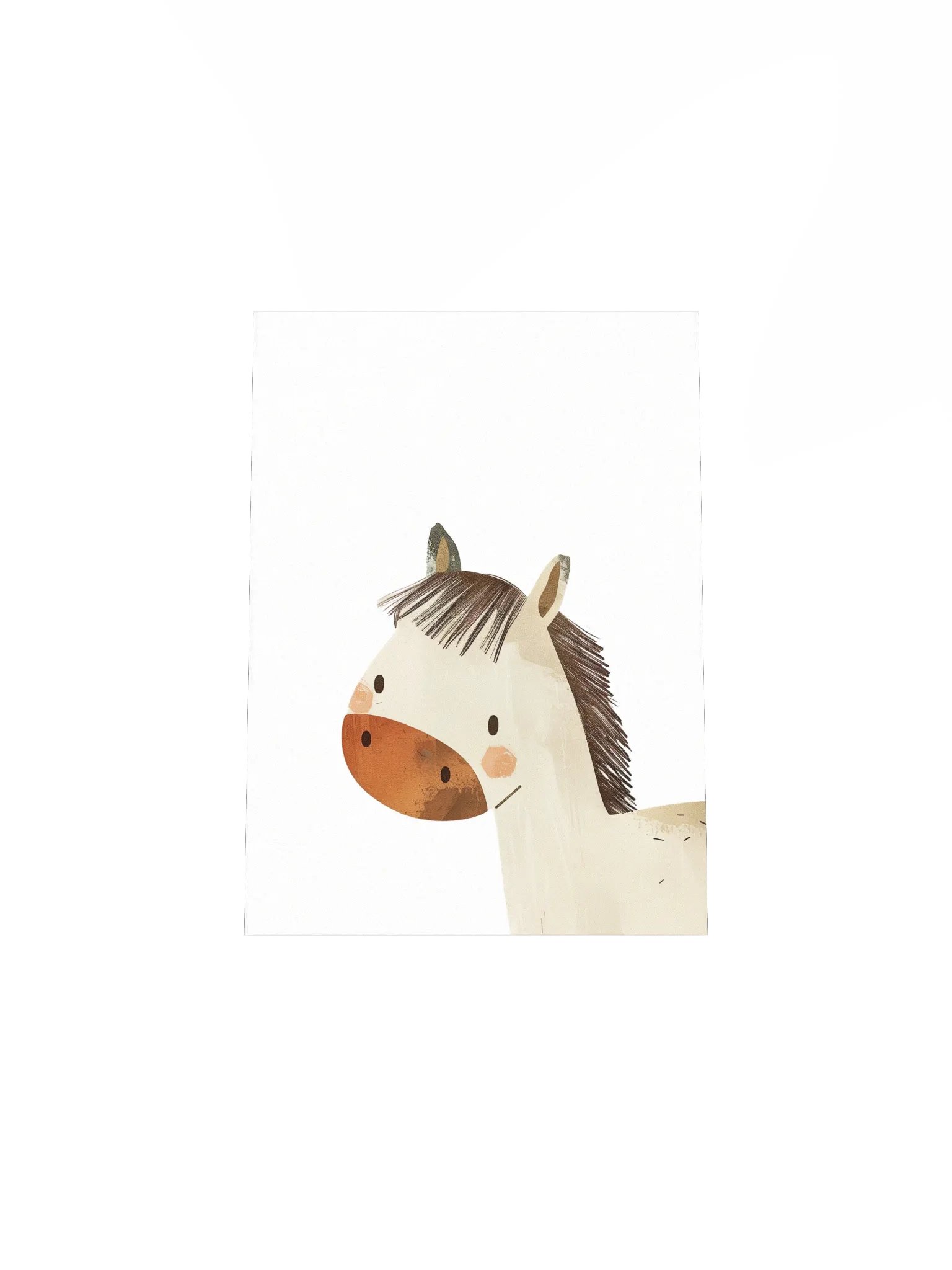 Curious Horse Nursery Wall Print product image (5)