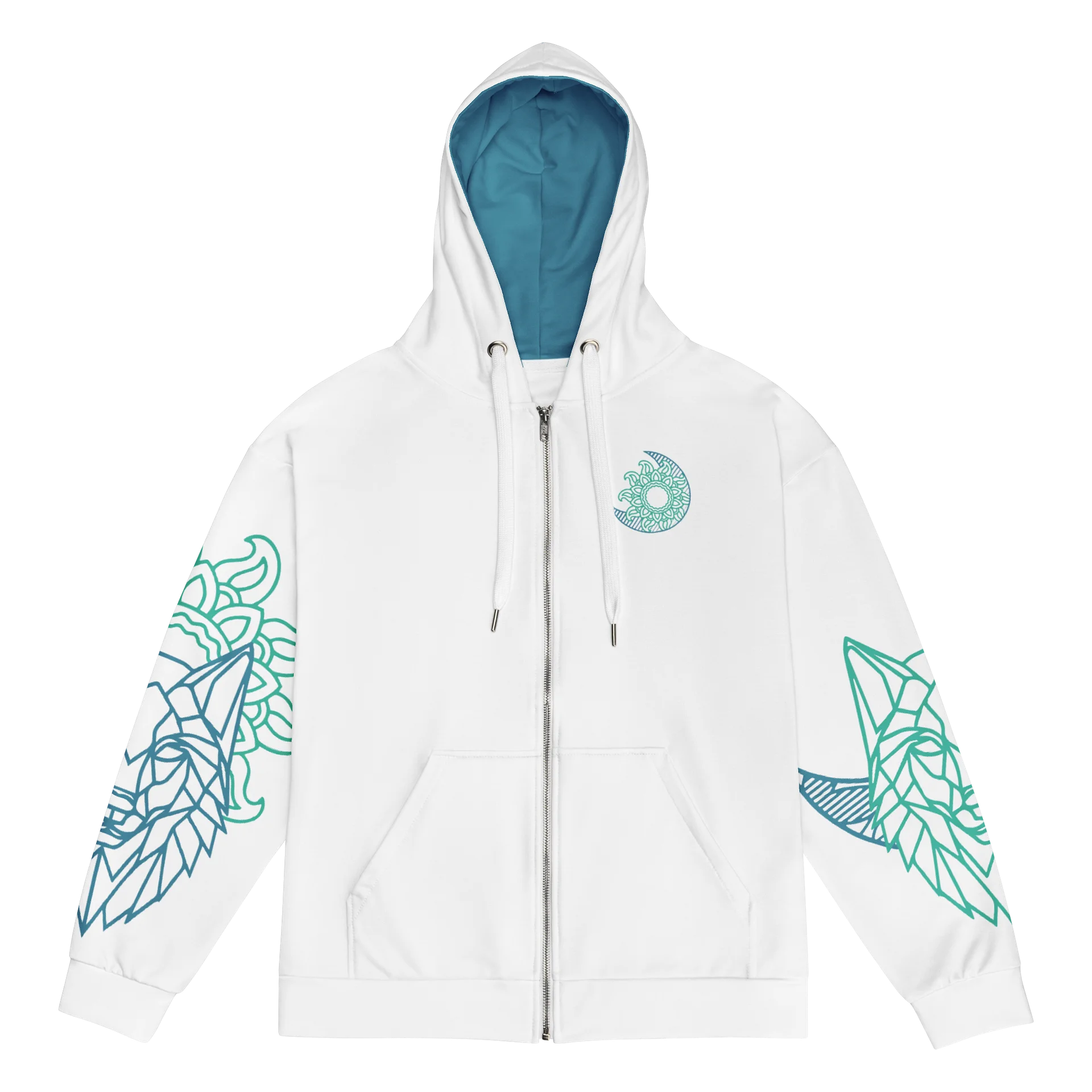 Ookami Pack Zip Up - White Vers product image (1)
