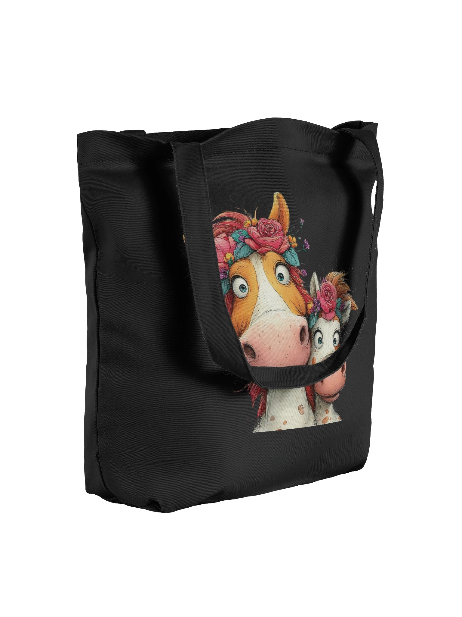 Horse Friends Floral Tote Bag product image (7)