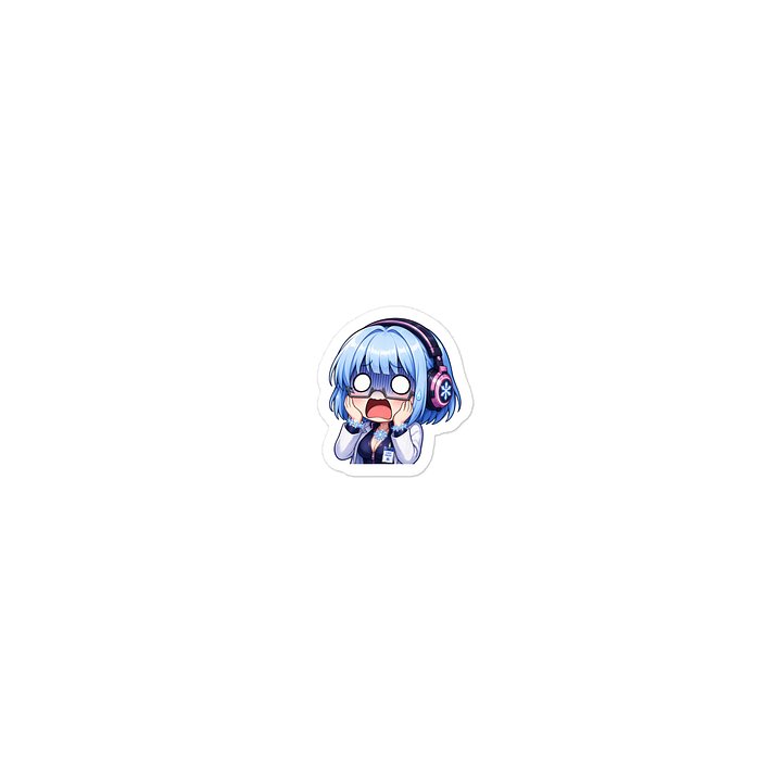 Lady Frost Mortified Emote - Die Cut Sticker product image (2)
