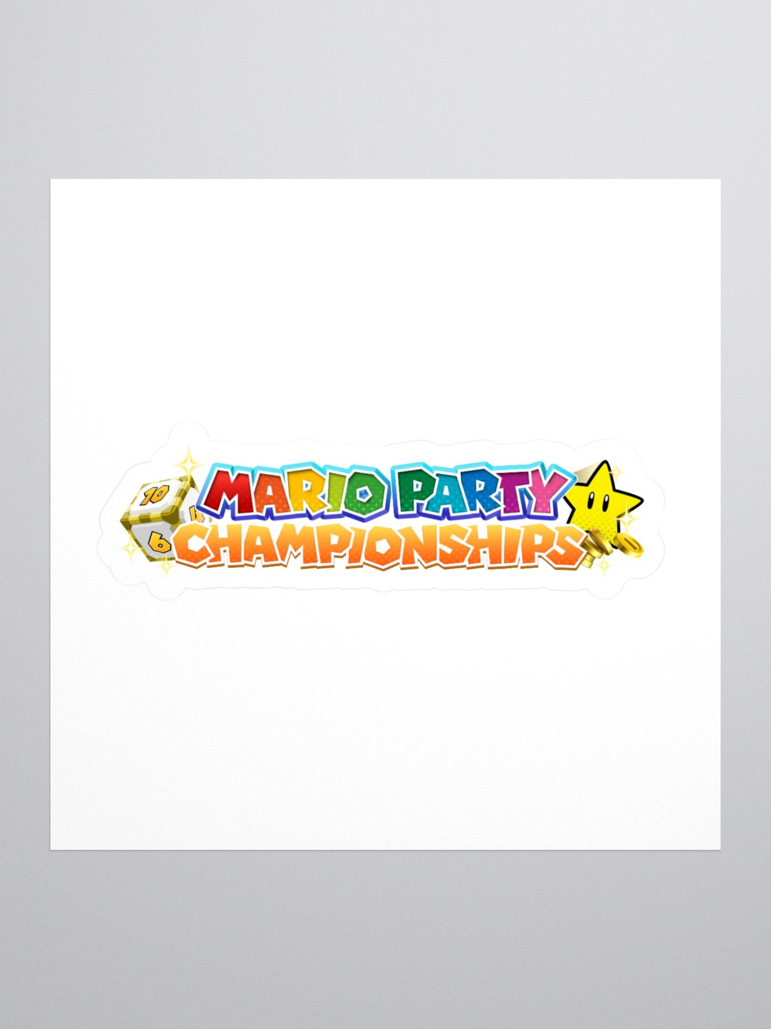 Mario Party Championships Logo Sticker product image (1)