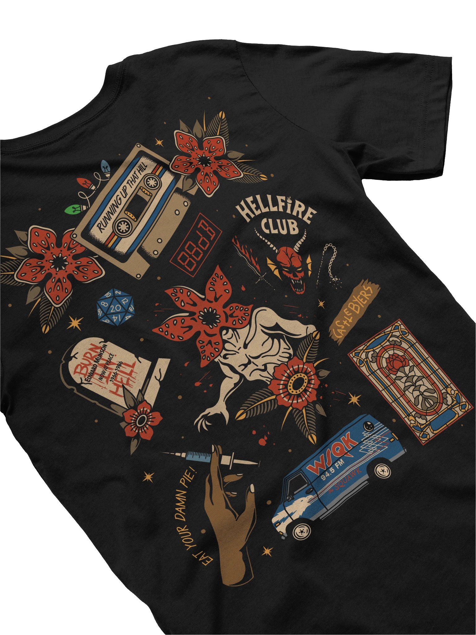 Stranger Things 5 Flash - Tee(Front & Back) product image (1)