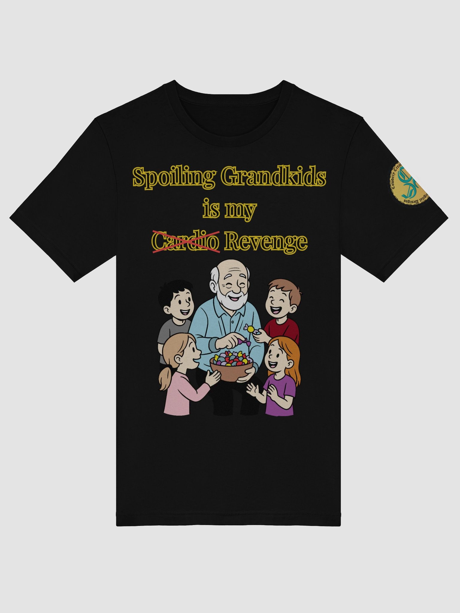 Spoiling Grandkids is my Cardio (Male) Bella+Canvas Supersoft T-Shirt Colors (1) product image (5)