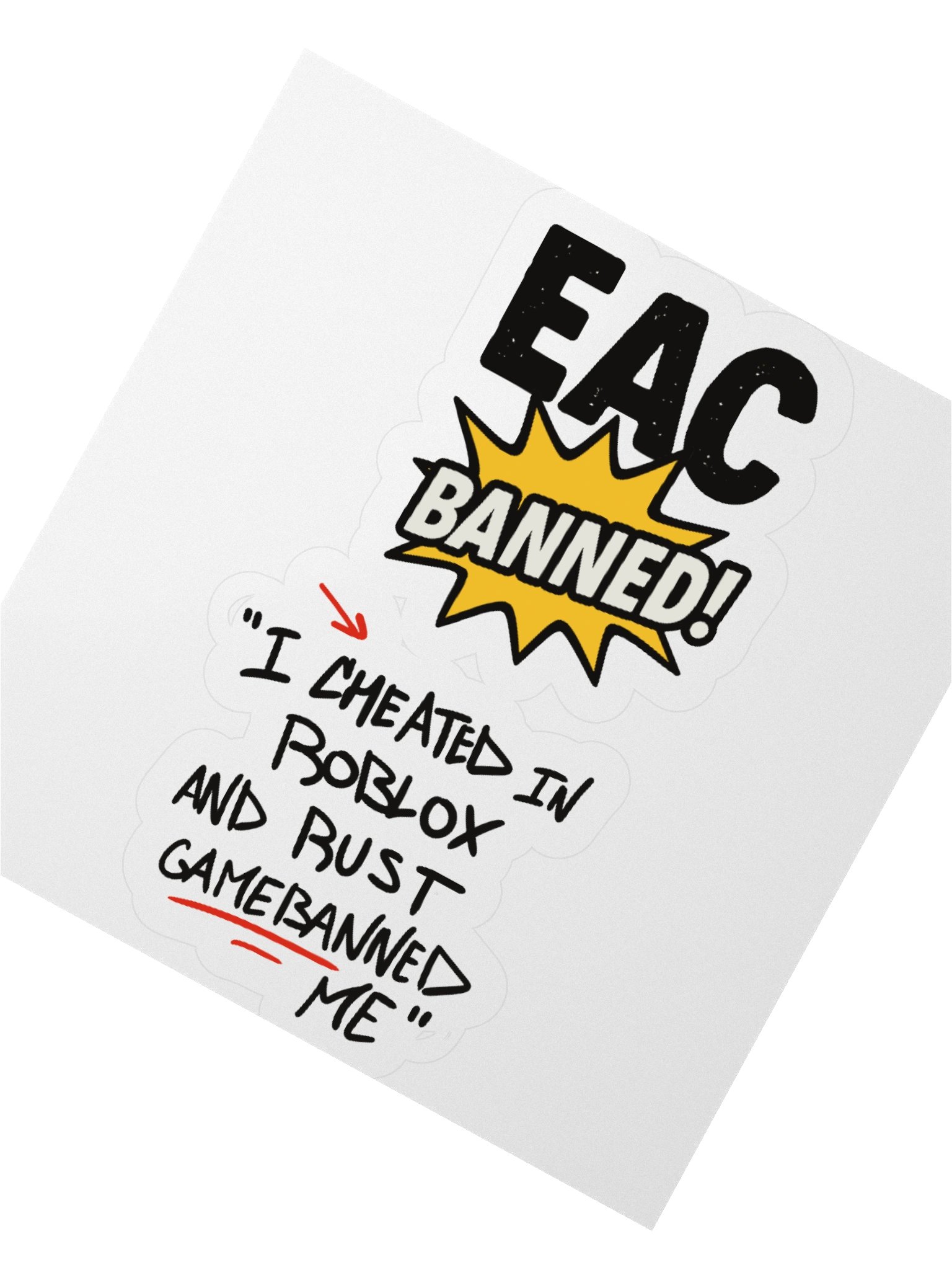 EAC Banned Sticker product image (2)