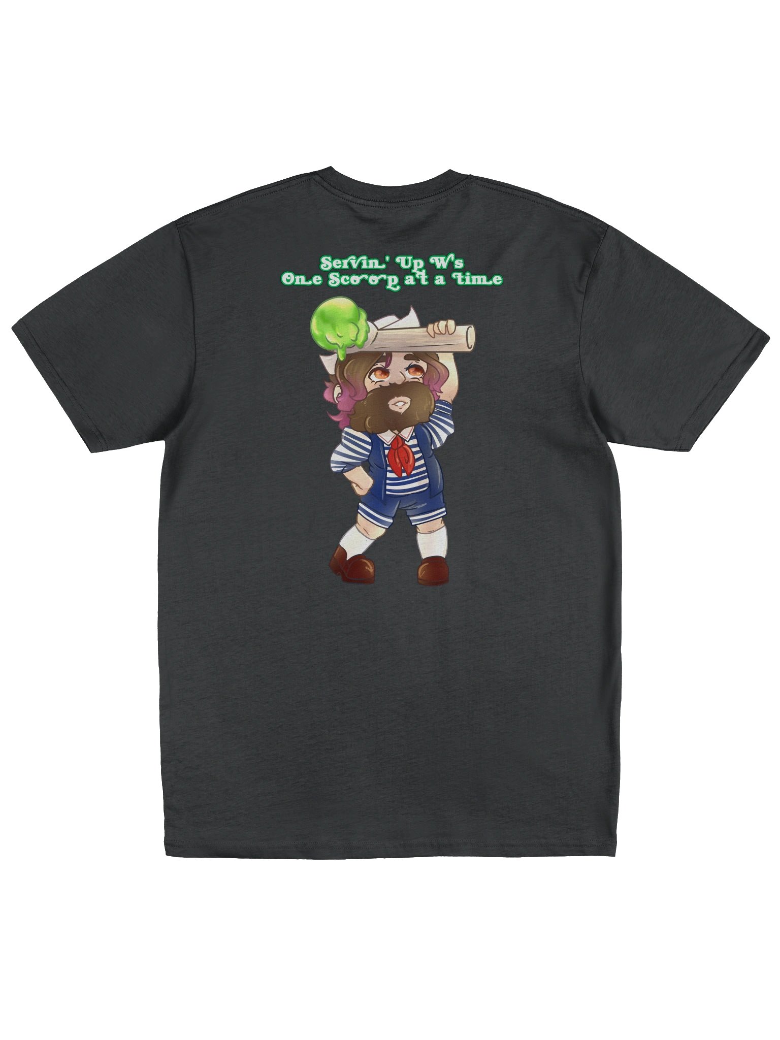 Servin' Scoops Ecto HEAVY T-SHIRT product image (10)