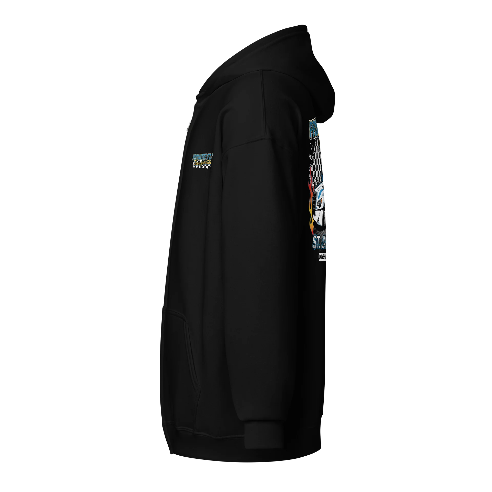 6869 St James Private Fleet Racing Theme Zip-up product image (5)