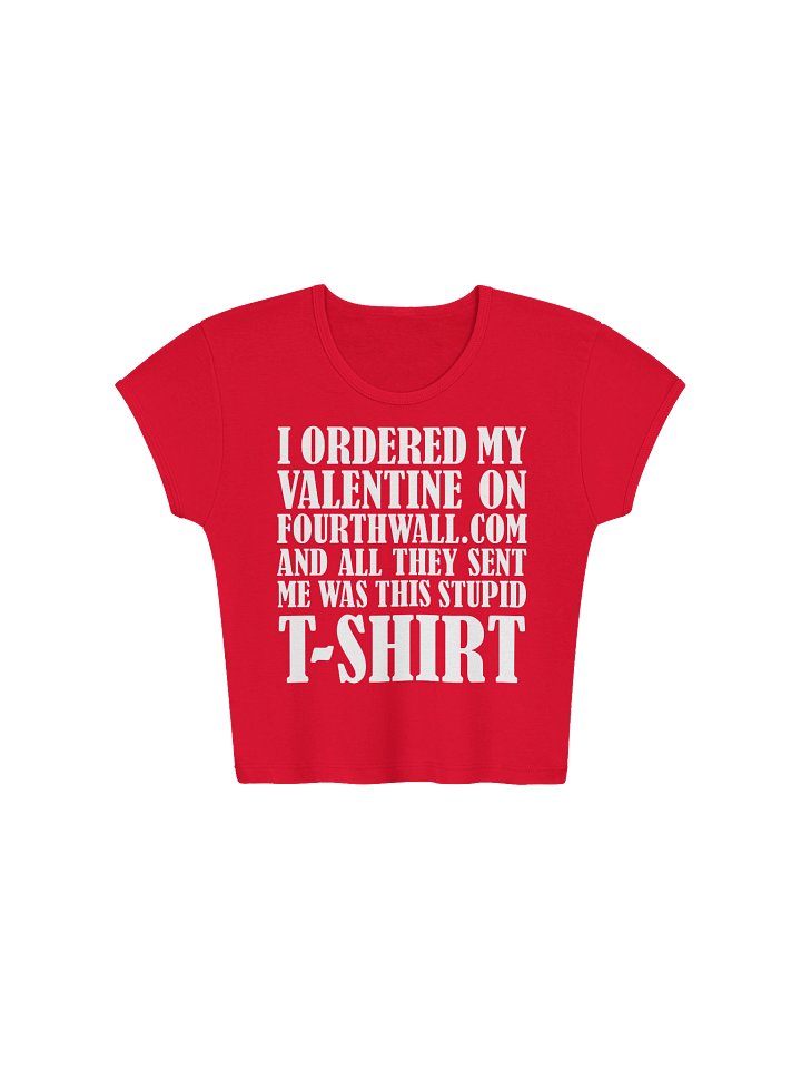 stupid v-day baby tee product image (1)
